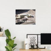 Poster Il est temps de se détendre (Bureau à domicile)