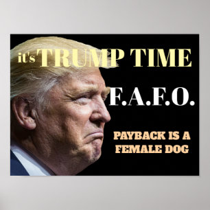 Poster Il est temps de Trump
