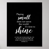 Poster IL EST TEMPS D'EXPRIMER UNE Citation chrétienne in (Devant)