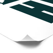 Poster Il est vivant ! Pâque chrétienne Pâques Jésus vide (Coin)