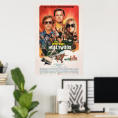 Poster Il était une fois à Hollywood HD (Bureau à domicile)