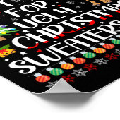 Poster Il fait trop chaud pour les affreux pulls de Noël  (Coin)