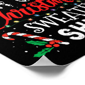 Poster Il Fait Trop Chaud Pour Les Gros Chandails De Noël (Coin)