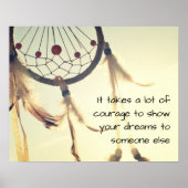 Poster Il faut beaucoup de courage (Devant)