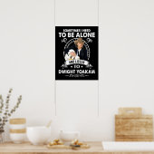 Poster Il faut être seul et écouter Dwight Yoakam Music (Cuisine)