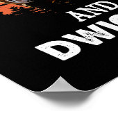 Poster Il faut être seul et écouter Dwight Yoakam Retro (Coin)