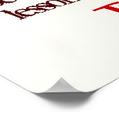 Poster il faut faire mal pour connaître la chute pour (Coin)