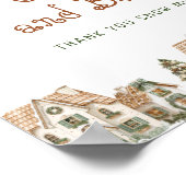 Poster Il faut un Baby shower Village Cadeaux et livres (Coin)