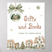 Poster Il faut un Baby shower Village Cadeaux et livres (Devant)