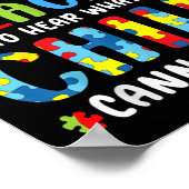 Poster Il Faut Un Enseignant Spécial Pour Écouter Ce Qu'U (Coin)