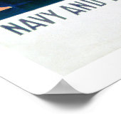 Poster Il faut un homme pour remplir un uniforme - Marine (Coin)