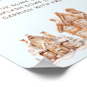 Poster Il faut un Village Baby shower d'hiver Maman-osa B (Coin)