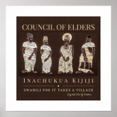 Poster Il faut un village - cadre du patrimoine Tribal Af (Devant)