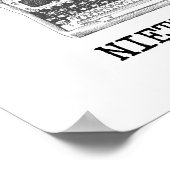 Poster Il faut une citation SEA de Nietzsche (Coin)