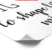 Poster Il faut une grande reconnaissance de professeur de (Coin)