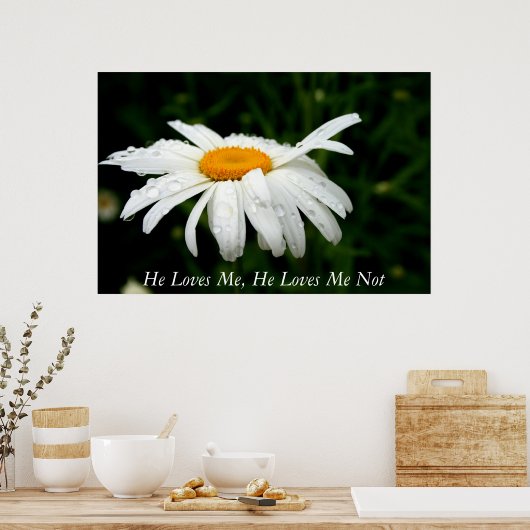 Poster Il M'Aime, Il Ne M'Aime Pas (Cuisine)