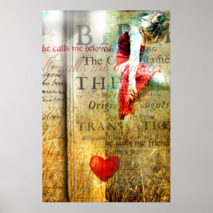 Poster Il m'appelle aimé (l'art chrétien contemporain)