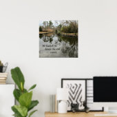 Poster Il me conduit à côté des eaux calmes (Bureau à domicile)