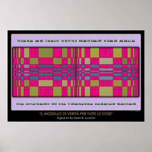Poster Il Modello Di Verita Par Tutte Le Cose (Devant)