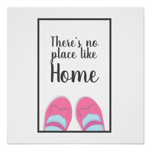 Poster Il n’y a pas d’endroit comme un cadeau pour réchau (Devant)