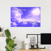 Poster Il ne s'agit pas d'afficher l'impression (Bureau à domicile)