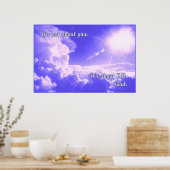 Poster Il ne s'agit pas d'afficher l'impression (Cuisine)