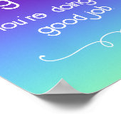 Poster Il n'est pas facile d'être humain de produire l'af (Coin)