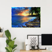 Poster Il n'est pas là, il s'est levé ! Luc 24:6 Imprimer (Bureau à domicile)