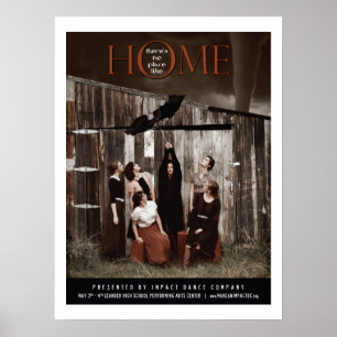 Poster Il n'y a aucun endroit comme la maison