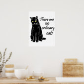 Poster Il N'Y A Pas De Chats Ordinaires (Cuisine)
