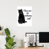 Poster Il N'Y A Pas De Chats Ordinaires (Bureau à domicile)