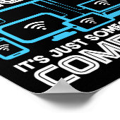 Poster Il N'Y A Pas De Codage De Programmeur Cloud (Coin)