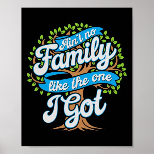 Poster Il n'y a pas de famille comme celle que j'ai eu qu (Devant)