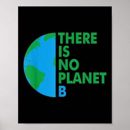 Poster Il n'y a pas de Jour des terres Planet B De l'envi (Devant)