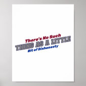 Poster Il n'y a pas de petite malhonnêteté (Devant)