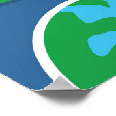 Poster Il N'Y A Pas De Planète B (Coin)