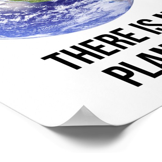 Poster Il n'y a pas de planète B (Coin)