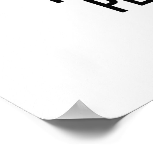 Poster Il n'y a pas de planète B (Coin)