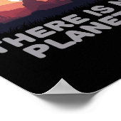 Poster Il N'Y A Pas De Planète B, À Part L'Environnement, (Coin)