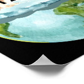 Poster Il N'Y A Pas De Planète B Changement Climatique (Coin)