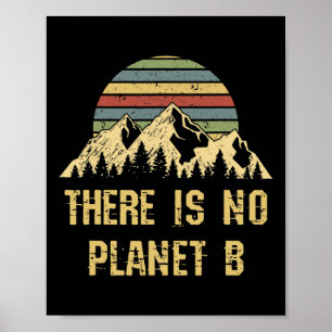 Poster Il N'Y A Pas De Planète B Jour des terres Glol Cha