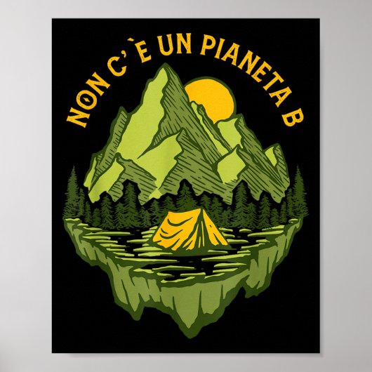 Poster Il n'y a pas de planète B Mère Terre Protection de (Devant)