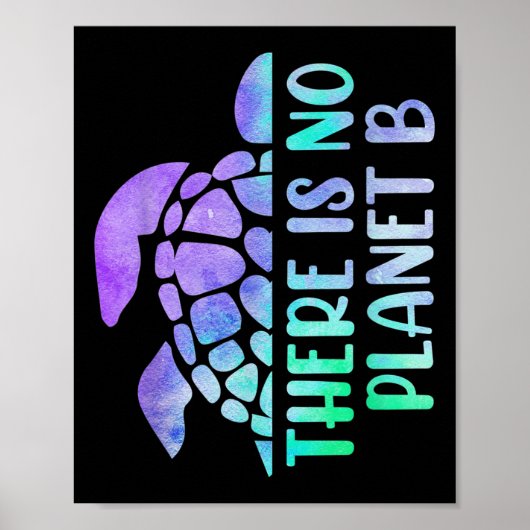 Poster Il N'Y A Pas De Planète B Protection De l'environn (Devant)