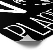 Poster Il n'y a pas de planète B, Sensibilisation à l'env (Coin)