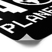 Poster Il n'y a pas de planète B Sensibilisation à l'envi (Coin)