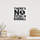 Poster Il n'y a pas de pleurs au baseball (Cuisine)