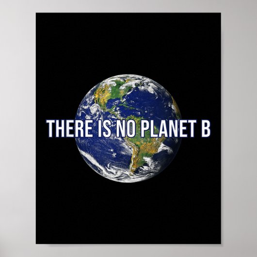 Poster Il N'Y A Pas De Protection Climatique Planète B (Devant)