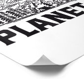 Poster Il N'Y A Pas De Protection De l'environnement Plan (Coin)