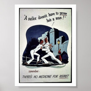 Poster Il n'y a pas de remède au regret