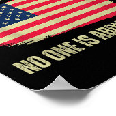 Poster Il N'Y A Pas De Rois En Amérique, Drapeau Américai (Coin)